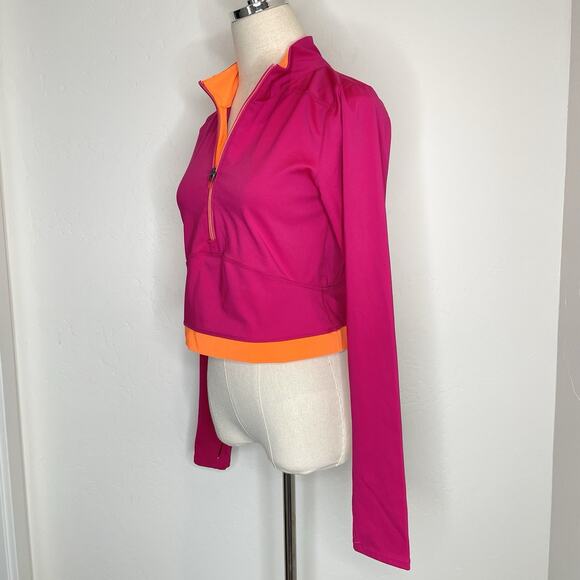 Free People Movement Tell Me Something Cropped Zip Jacket Womens Medium Purple - Picture 4 of 10